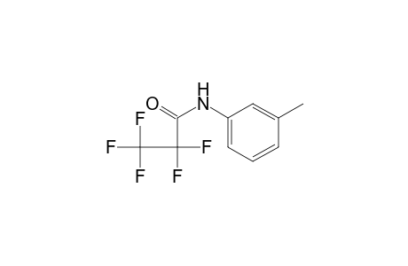 2,2,3,3,3-pentafluoro-N-(3-methylphenyl)propanamide