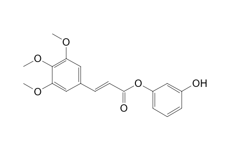 (E)-3-HYDROXYPHENYL_3,4,5-TRIMETHOXYCINNAMATE