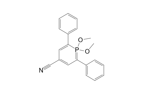 Phosphorin, 4-cyano-1,1-dihydro-1,1-dimethoxy-2,6-diphenyl-