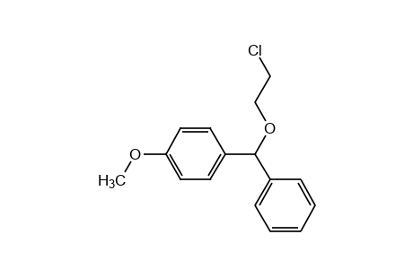 (2-chloroethoxy)(p-methoxyphenyl)phenylmethane