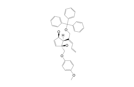 (1S,2R,3R)-1-[(4-methoxyphenoxy)methyl]-2-[(1E)-1-(trityloxymethyl)buta-1,3-dienyl]cyclopent-4-ene-1,3-diol