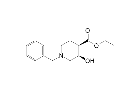 (3R,4R)-1-benzyl-3-hydroxy-isonipecotic acid ethyl ester