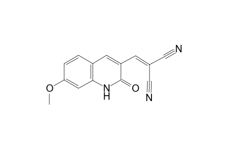 2-(7-Methoxy-2-oxo-1,2-dihydro-quinolin-3-ylmethylene)-malononitrile