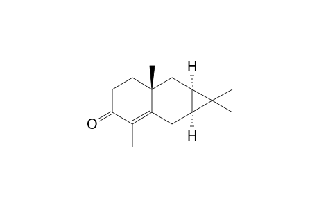 (-)-1a alpha, 2,6,6a beta, 7,7a alpha-hexahydro-1,1,3,6a-tetramethyl-1H-cyclopropa[b]naphthalen-4(5H)-one