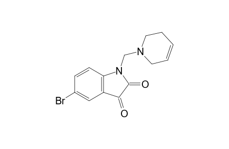 5-bromo-1-[(1,2,3,6-tetrahydro-1-pyridyl)methyl]indole-2,3-dione