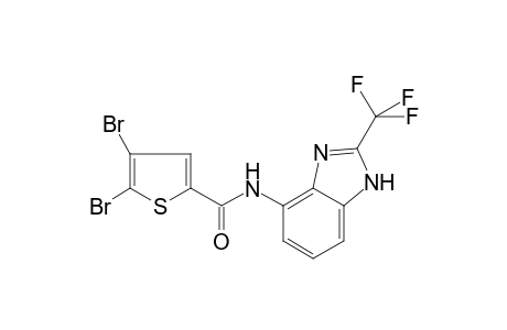 2-Thiophenecarboxamide, 4,5-dibromo-N-[2-(trifluoromethyl)-1H-1,3-benzimidazol-4-yl]-