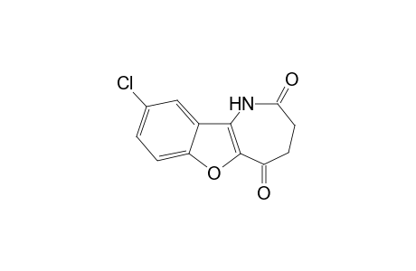 9-Chloranyl-3,4-dihydro-1H-[1]benzofuro[3,2-b]azepine-2,5-dione