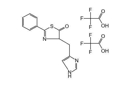 4-[(imidazol-4-yl)methyl]-2-phenyl-2-thiazolin-5-one, trifluoroacetate(1:2)