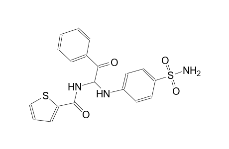 2-thiophenecarboxamide, N-[1-[[4-(aminosulfonyl)phenyl]amino]-2-oxo-2-phenylethyl]-