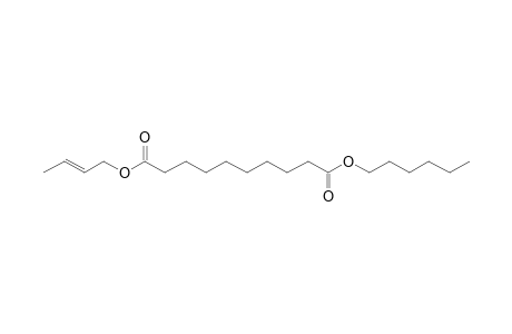 Sebacic acid, but-2-enyl hexyl ester