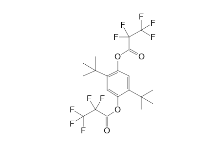 2,5-di-Tert-butyl-1,4-phenylene bis(2,2,3,3,3-pentafluoropropanoate)