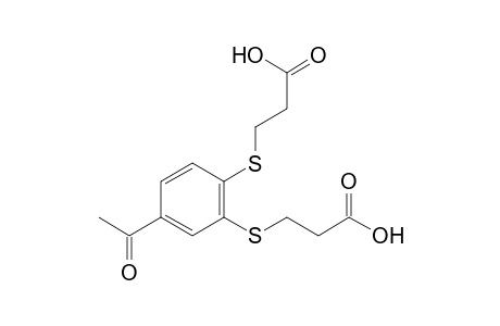 3,3'-(4-acetyl-o-phenylenedithio)dipropionic acid