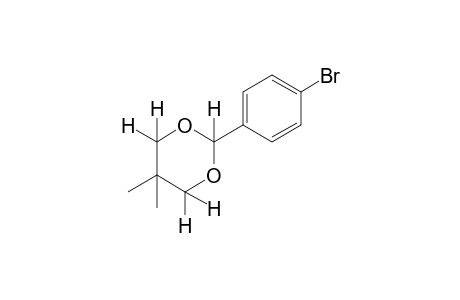2-(p-bromophenyl)-5,5-dimethyl-m-dioxane