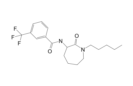 N-(2-oxo-1-Pentylazepan-3-yl)-3-(trifluoromethyl)benzamide