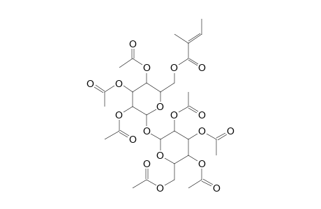 [3,4,5-Trihydroxy-6-[3,4,5-trihydroxy-6-(hydroxymethyl)oxan-2-yl]oxyoxan-2-yl]methyl tiglate, 7ac derivative