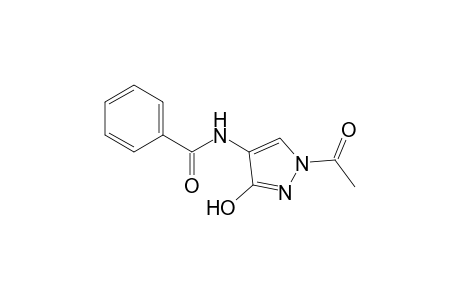 N-(1-acetyl-3-keto-2H-pyrazol-4-yl)benzamide