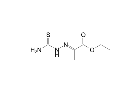 Ethyl (2E)-2-[(aminocarbothioyl)hydrazono]propanoate