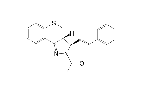 (TRANS-3,3A)-2,3,3A,4-TETRAHYDRO-2-ACETYL-3-STYRYL-[1]-BENZOTHIOPYRANO-[4,3-C]-PYRAZOLE