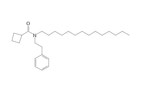 Cyclobutanecarboxamide, N-(2-phenylethyl)-N-tetradecyl-