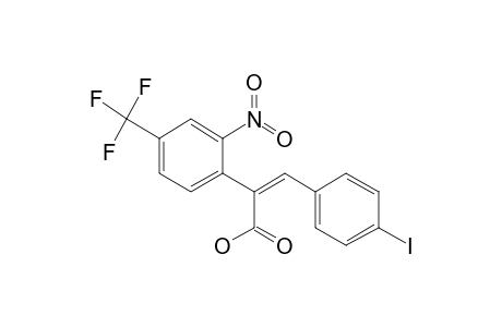 .alpha.-[2-Nitro-4-trifluoromethylphenyl]-4-iodocinnamic acid