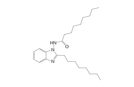 1-(n-Octanoylamido)-2-(n-octyl)benzimidazole