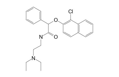 2-[(1-chloro-2-naphthyl)oxy]-N-[2-(diethylamino)ethyl]-2-phenylacetamide