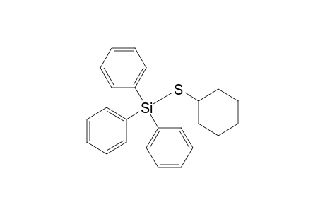 (cyclohexylthio)-triphenyl-silane