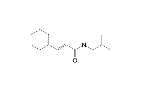 N-Isobutyl 3-cyclohexyl-(2E)-propenoic acid amide