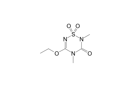 2H-1,2,4,6-Thiatriazin-3(4H)-one, 5-ethoxy-2,4-dimethyl-, 1,1-dioxide