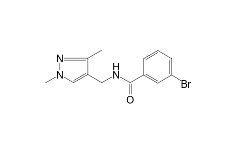 benzamide, 3-bromo-N-[(1,3-dimethyl-1H-pyrazol-4-yl)methyl]-