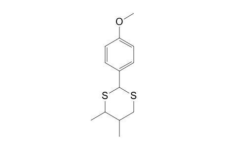 1,3-Dithiane, 4,5-dimethyl-2-(4-methoxyphenyl)