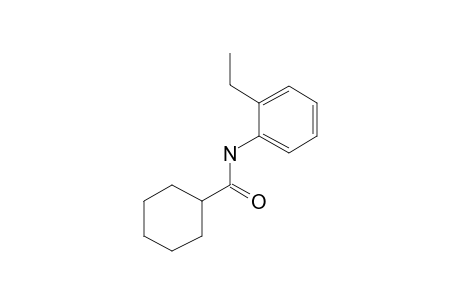 Cyclohexanecarboxamide, N-(2-ethylphenyl)-