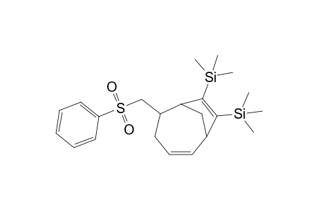 5-Phenylsulfonylmethyl-7,8-bis(trimethylsilyl)bicyclo[4.2.1]nona-2,7-diene