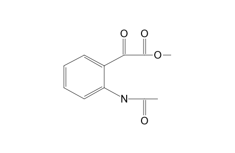 (o-ACETAMIDOPHENYL)GLYOXYLIC ACID, METHYL ESTER