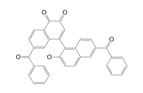 6-Benzoyl-4-[6-benzoyl-2-hydroxy-1-naphthyl]-1,2-naphthoquinone