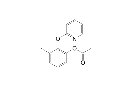 3-Methyl-2-(pyridin-2-yloxy)phenyl acetate