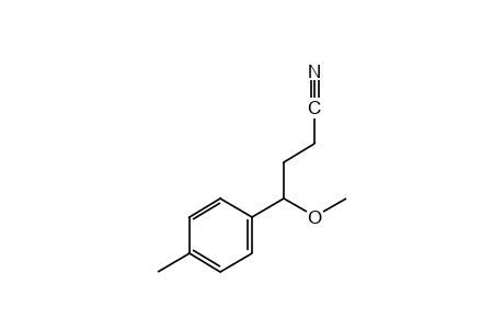 BUTYRONITRILE, 4-METHOXY-4-P-TOLYL-,