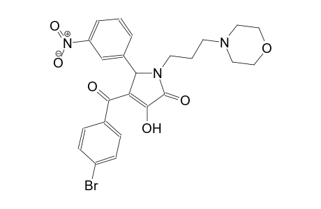 4-(4-bromobenzoyl)-3-hydroxy-1-[3-(4-morpholinyl)propyl]-5-(3-nitrophenyl)-1,5-dihydro-2H-pyrrol-2-one