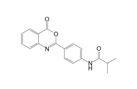 2-methyl-N-[4-(4-oxo-4H-3,1-benzoxazin-2-yl)phenyl]propanamide