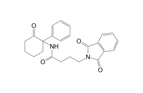 4-(1,3-dioxoisoindolin-2-yl)-N-(2-oxo-1-phenyl-cyclohexyl)butanamide