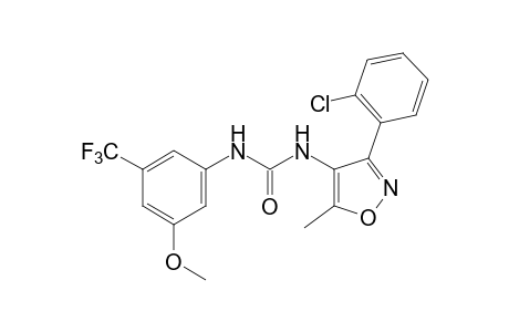 1-[3-(o-CHLOROPHENYL)-5-METHYL-4-ISOXAZOLYL]-3-(5-METHOXY-alpha,alpha,alpha-TRIFLUORO-m-TOLYL)UREA