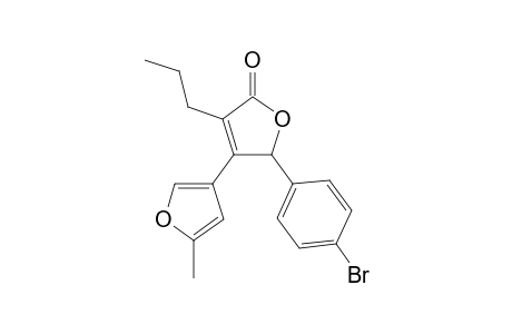 4-(3'-(5'-Methylfuranyl)-5-(4'-bromophenyl)-3-propyl-2(5)-furanone