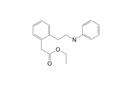 Ethyl 2-[2-(anilinoethyl)phenyl]acetate