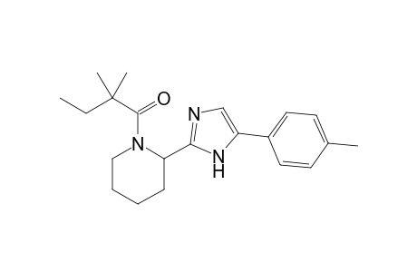 2,2-dimethyl-1-(2-(5-(p-tolyl)-1H-imidazol-2-yl)piperidin-1-yl)butan-1-one