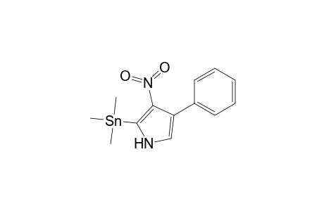 Trimethyl-(3-nitro-4-phenyl-1H-pyrrol-2-yl)stannane