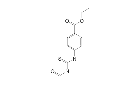 p-(3-acetyl-2-thioureido)benzoic acid, ethyl ester