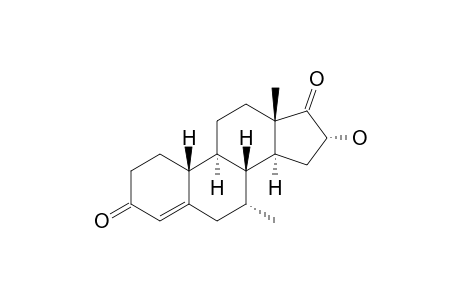 16.alpha.-Hydroxy-7.alpha.-methyl-4-estren-3,17-dione