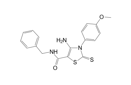 5-Thiazolecarboxamide, 4-amino-2,3-dihydro-3-(4-methoxyphenyl)-N-(phenylmethyl)-2-thioxo-
