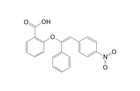 2-[[2-(4-NITROPHENYL)-1-PHENYLETHENYL]-OXY]-BENZOIC-ACID