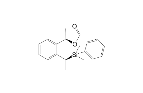 (1RS)-1-{2-[(1SR)-1-Dimethyl(phenyl)silylethyl]phenyl}ethyl acetate